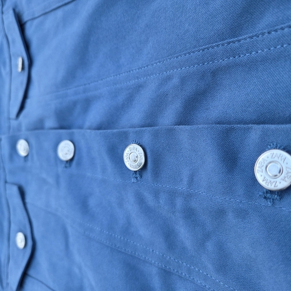 Blue Button-Up Jacket - Picture 4 of 8